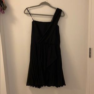 BCBGeneration Black One Shoulder Dress